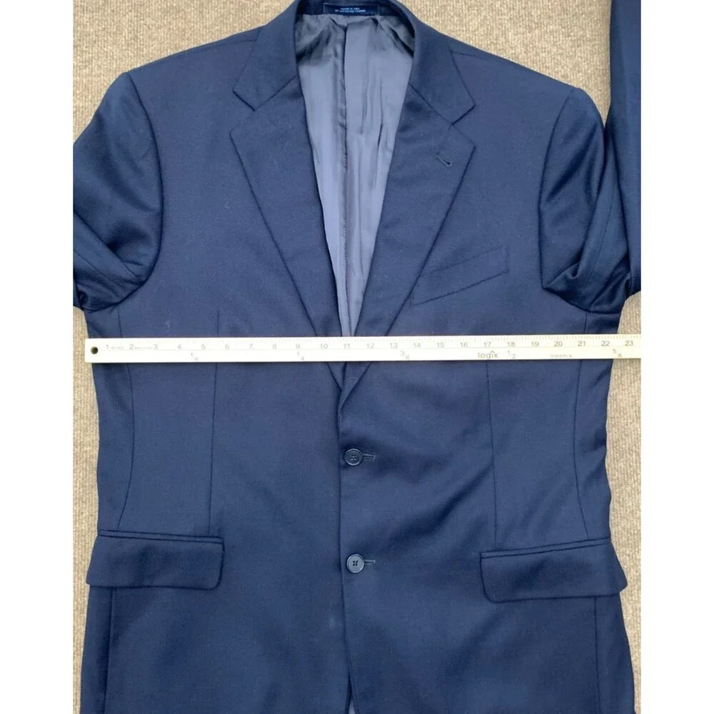 Joseph Abboud Blazer Mens 42R Loro Piana Wool Twill Textured Sportcoat Jacket